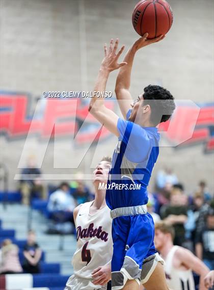 Thumbnail 1 in Fountain-Fort Carson vs Dakota Ridge (CHSAA Boys 5A Basketball State Tournament Round 1) photogallery.
