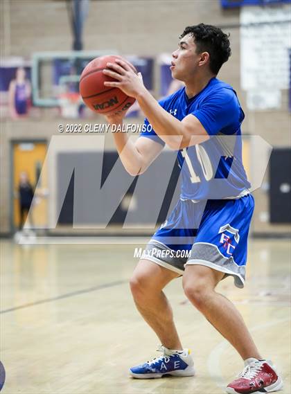 Thumbnail 1 in Fountain-Fort Carson vs Dakota Ridge (CHSAA Boys 5A Basketball State Tournament Round 1) photogallery.