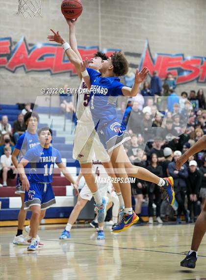 Thumbnail 2 in Fountain-Fort Carson vs Dakota Ridge (CHSAA Boys 5A Basketball State Tournament Round 1) photogallery.