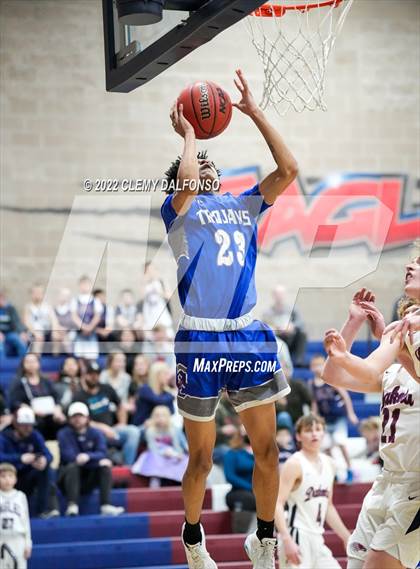 Thumbnail 3 in Fountain-Fort Carson vs Dakota Ridge (CHSAA Boys 5A Basketball State Tournament Round 1) photogallery.