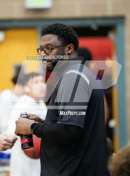 Thumbnail 2 in Fountain-Fort Carson vs Dakota Ridge (CHSAA Boys 5A Basketball State Tournament Round 1) photogallery.