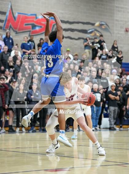 Thumbnail 1 in Fountain-Fort Carson vs Dakota Ridge (CHSAA Boys 5A Basketball State Tournament Round 1) photogallery.