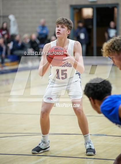 Thumbnail 2 in Fountain-Fort Carson vs Dakota Ridge (CHSAA Boys 5A Basketball State Tournament Round 1) photogallery.