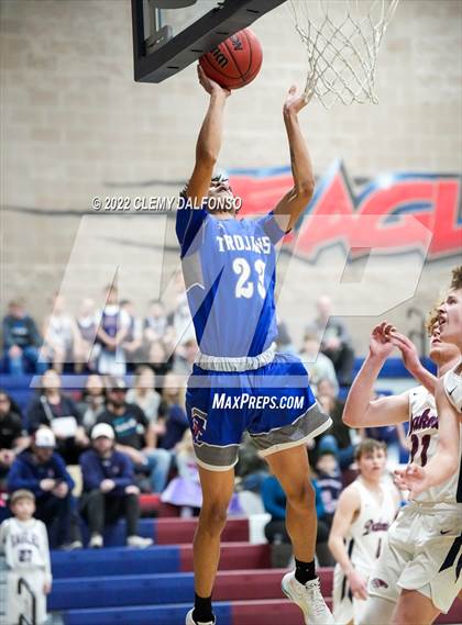Thumbnail 1 in Fountain-Fort Carson vs Dakota Ridge (CHSAA Boys 5A Basketball State Tournament Round 1) photogallery.