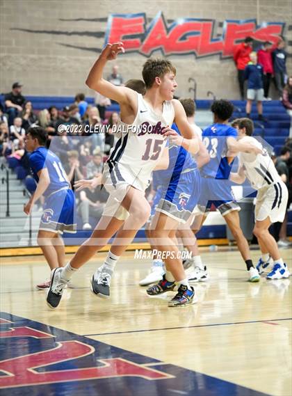 Thumbnail 3 in Fountain-Fort Carson vs Dakota Ridge (CHSAA Boys 5A Basketball State Tournament Round 1) photogallery.