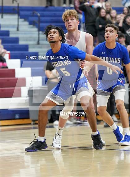Thumbnail 2 in Fountain-Fort Carson vs Dakota Ridge (CHSAA Boys 5A Basketball State Tournament Round 1) photogallery.