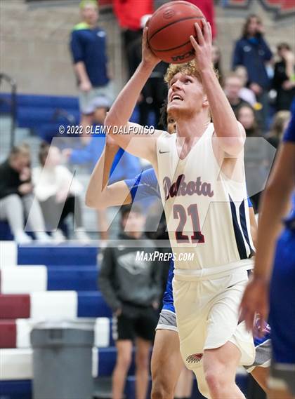 Thumbnail 1 in Fountain-Fort Carson vs Dakota Ridge (CHSAA Boys 5A Basketball State Tournament Round 1) photogallery.