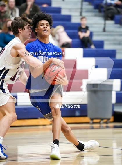 Thumbnail 3 in Fountain-Fort Carson vs Dakota Ridge (CHSAA Boys 5A Basketball State Tournament Round 1) photogallery.