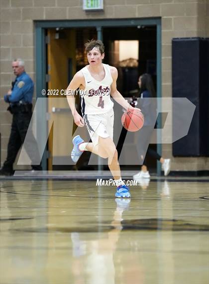 Thumbnail 1 in Fountain-Fort Carson vs Dakota Ridge (CHSAA Boys 5A Basketball State Tournament Round 1) photogallery.