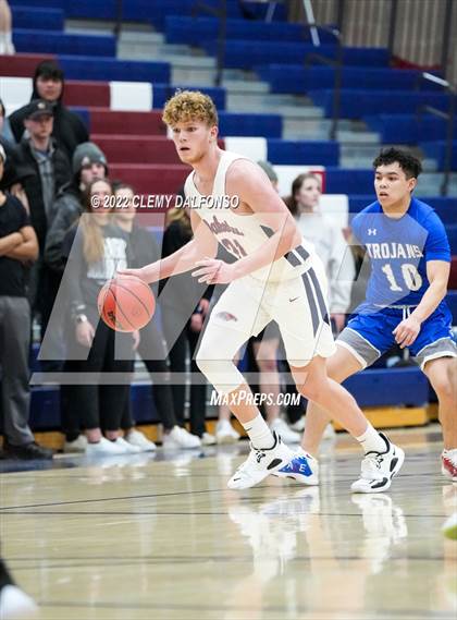 Thumbnail 3 in Fountain-Fort Carson vs Dakota Ridge (CHSAA Boys 5A Basketball State Tournament Round 1) photogallery.