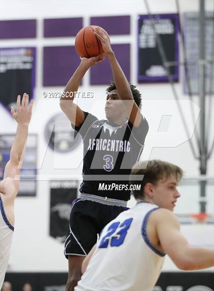 Thumbnail 3 in Hilliard Bradley vs. Africentric Early College photogallery.