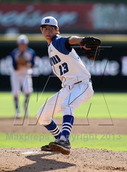 Thumbnail 2 in Stamford vs. Trenton (UIL 1A Semifinal) photogallery.