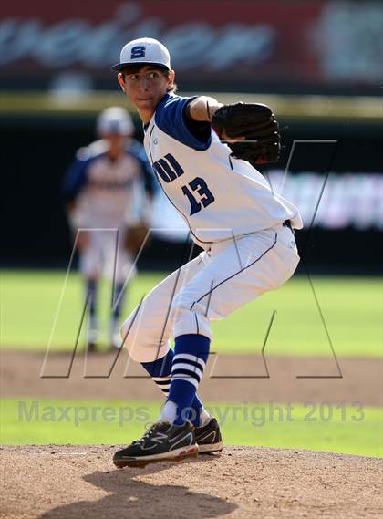 Thumbnail 2 in Stamford vs. Trenton (UIL 1A Semifinal) photogallery.
