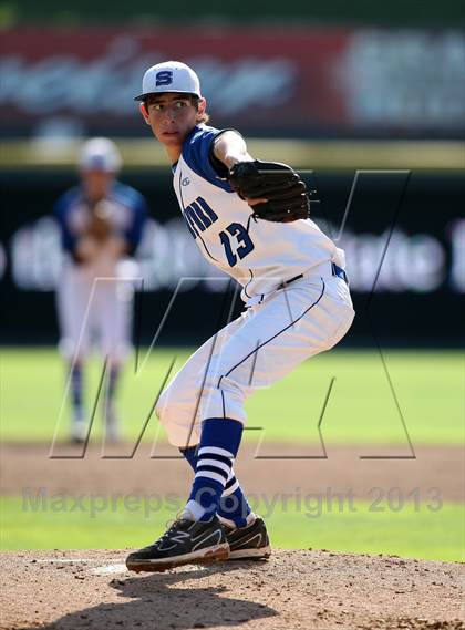 Thumbnail 1 in Stamford vs. Trenton (UIL 1A Semifinal) photogallery.