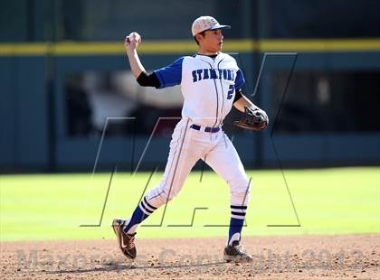 Thumbnail 2 in Stamford vs. Trenton (UIL 1A Semifinal) photogallery.