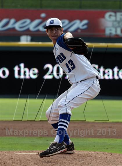 Thumbnail 1 in Stamford vs. Trenton (UIL 1A Semifinal) photogallery.
