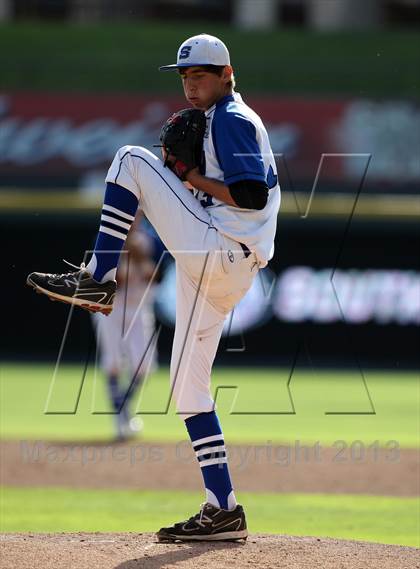 Thumbnail 3 in Stamford vs. Trenton (UIL 1A Semifinal) photogallery.