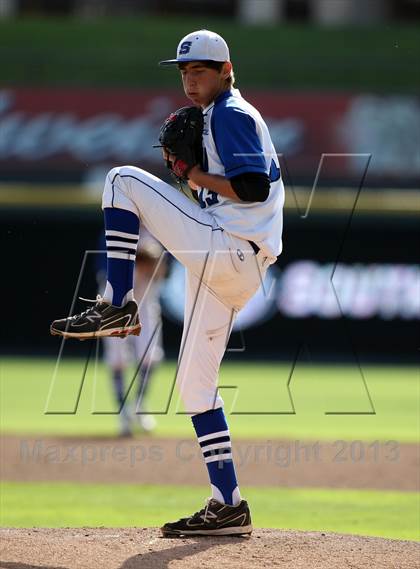 Thumbnail 1 in Stamford vs. Trenton (UIL 1A Semifinal) photogallery.
