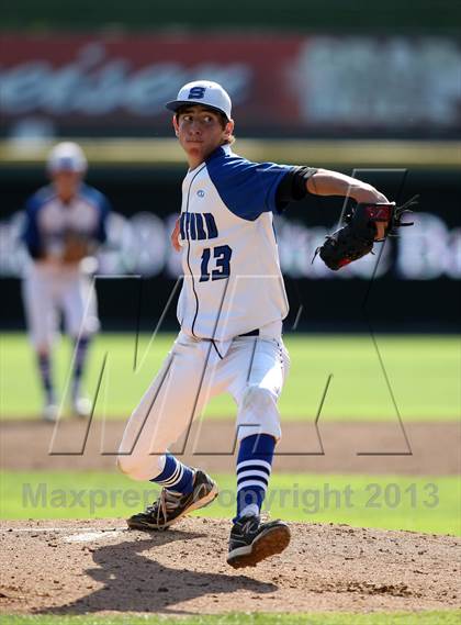 Thumbnail 3 in Stamford vs. Trenton (UIL 1A Semifinal) photogallery.