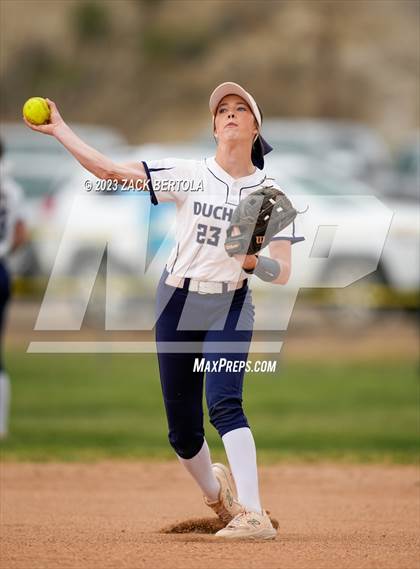 Thumbnail 3 in Duchesne vs. Monticello (UHSAA 2A First Round) photogallery.