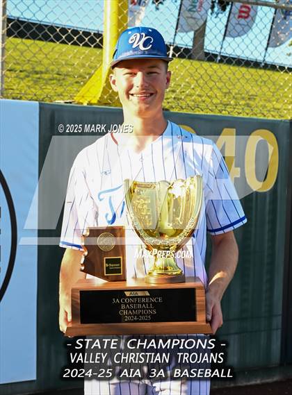 Thumbnail 1 in Yuma Catholic vs. Valley Christian (AIA 3A Final - Awards) photogallery.