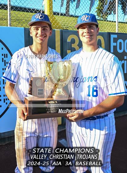 Thumbnail 2 in Yuma Catholic vs. Valley Christian (AIA 3A Final - Awards) photogallery.