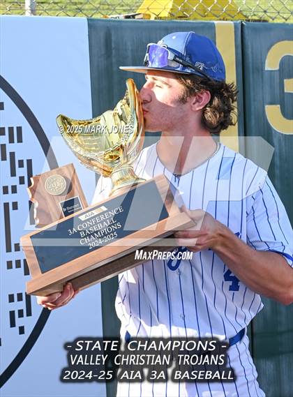 Thumbnail 1 in Yuma Catholic vs. Valley Christian (AIA 3A Final - Awards) photogallery.