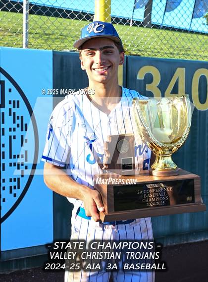 Thumbnail 1 in Yuma Catholic vs. Valley Christian (AIA 3A Final - Awards) photogallery.