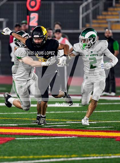 Thumbnail 3 in St. Mary's @ Bakersfield Christian (CIF DIV 2AA Final) photogallery.