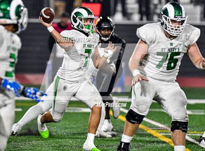 Thumbnail 1 in St. Mary's @ Bakersfield Christian (CIF DIV 2AA Final) photogallery.