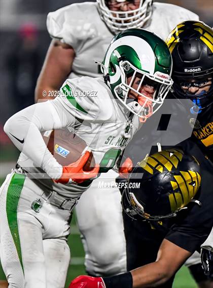 Thumbnail 3 in St. Mary's @ Bakersfield Christian (CIF DIV 2AA Final) photogallery.