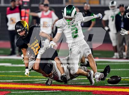 Thumbnail 3 in St. Mary's @ Bakersfield Christian (CIF DIV 2AA Final) photogallery.