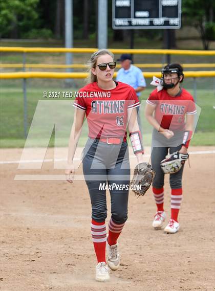 Thumbnail 2 in Mayflower vs Atkins (AAA 3A Regional semifinal) photogallery.