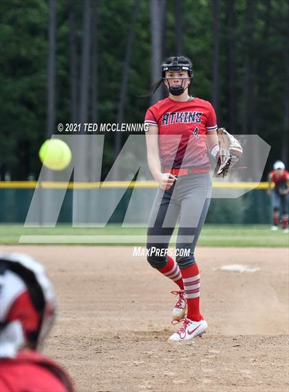 Thumbnail 1 in Mayflower vs Atkins (AAA 3A Regional semifinal) photogallery.