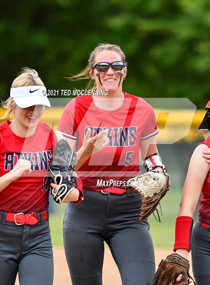 Thumbnail 1 in Mayflower vs Atkins (AAA 3A Regional semifinal) photogallery.