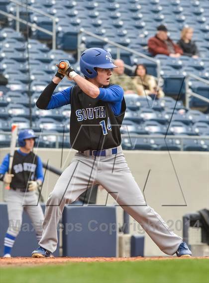 Thumbnail 1 in South Forsyth vs. Dunwoody (Gwinnett Braves Baseball Showcase) photogallery.