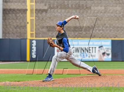 Thumbnail 3 in South Forsyth vs. Dunwoody (Gwinnett Braves Baseball Showcase) photogallery.