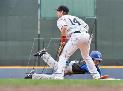 Thumbnail 2 in South Forsyth vs. Dunwoody (Gwinnett Braves Baseball Showcase) photogallery.