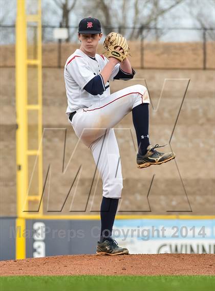 Thumbnail 1 in South Forsyth vs. Dunwoody (Gwinnett Braves Baseball Showcase) photogallery.