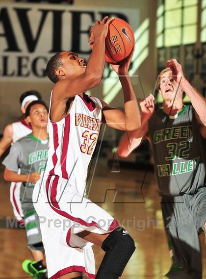 Thumbnail 1 in Downey vs. Green Valley (MaxPreps Holiday Classic) photogallery.