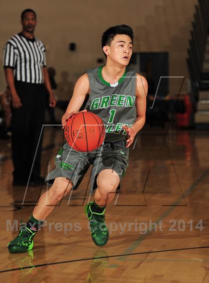 Thumbnail 2 in Downey vs. Green Valley (MaxPreps Holiday Classic) photogallery.