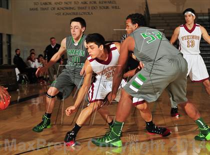 Thumbnail 1 in Downey vs. Green Valley (MaxPreps Holiday Classic) photogallery.