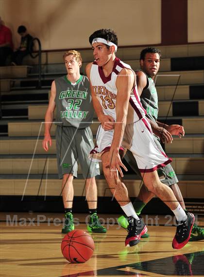 Thumbnail 2 in Downey vs. Green Valley (MaxPreps Holiday Classic) photogallery.