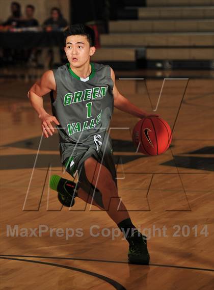Thumbnail 1 in Downey vs. Green Valley (MaxPreps Holiday Classic) photogallery.
