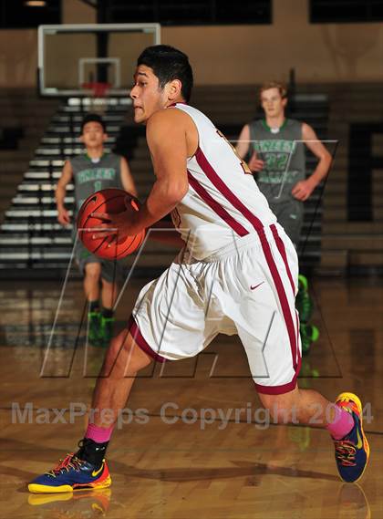 Thumbnail 3 in Downey vs. Green Valley (MaxPreps Holiday Classic) photogallery.