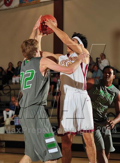 Thumbnail 2 in Downey vs. Green Valley (MaxPreps Holiday Classic) photogallery.