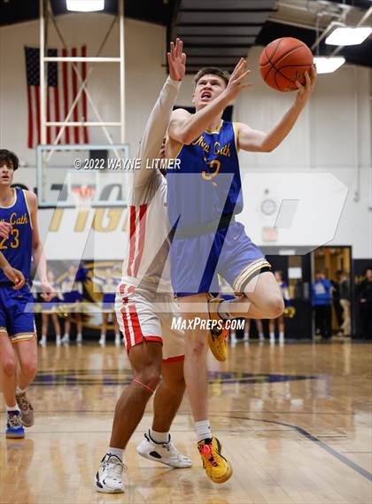 Thumbnail 2 in Newport Central Catholic vs Newport (36th District Tournament) photogallery.