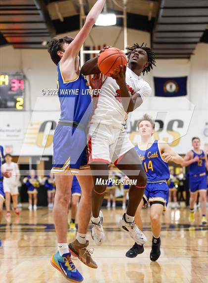 Thumbnail 3 in Newport Central Catholic vs Newport (36th District Tournament) photogallery.