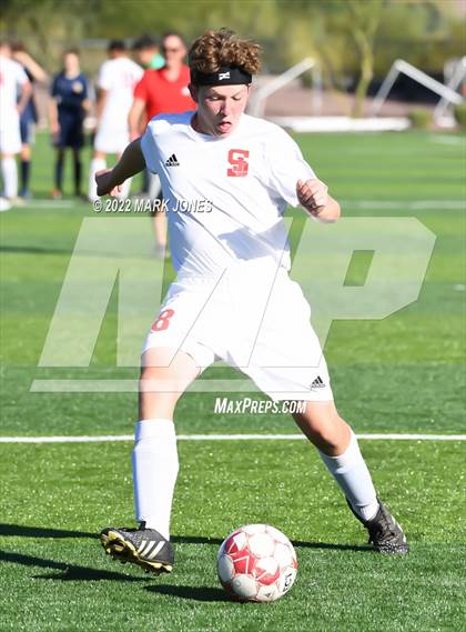 Thumbnail 3 in St. Johns @ North Valley Christian Academy (Senior Night) photogallery.