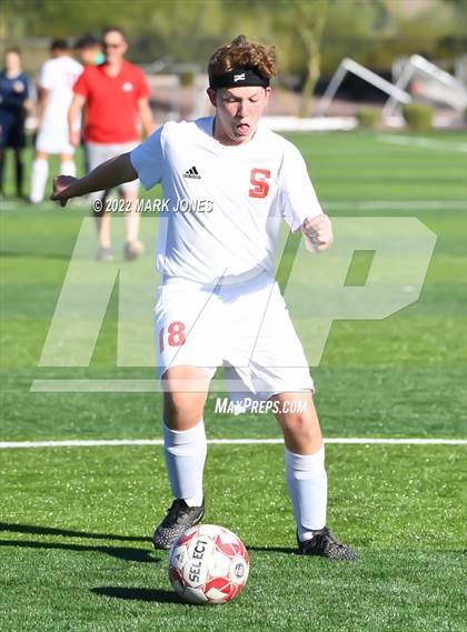 Thumbnail 2 in St. Johns @ North Valley Christian Academy (Senior Night) photogallery.